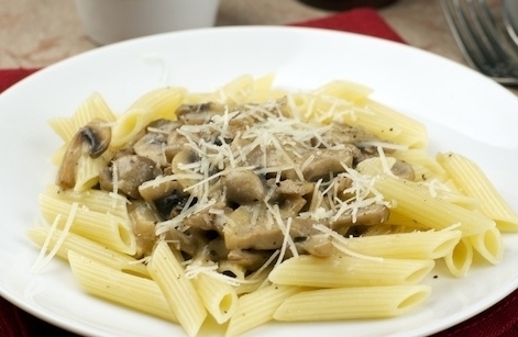 ароматна паста з грибами