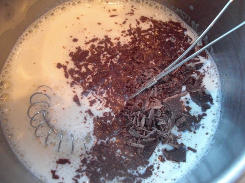 топимо шоколад в молоці