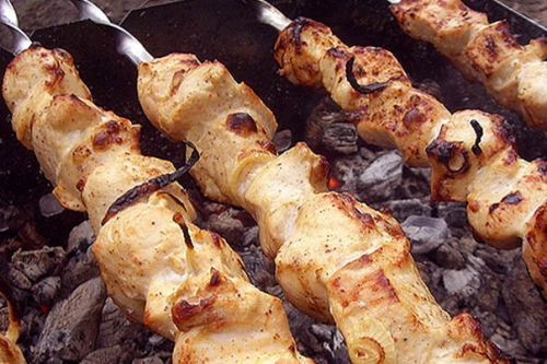 готуємо шашлыык з курки