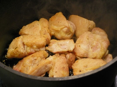 курка в казані