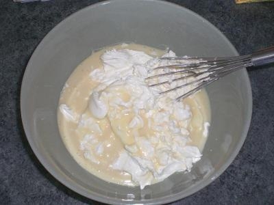 згущене молоко з вершковим сиром