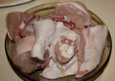 нарізана курка