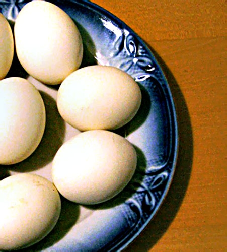 варені яйця