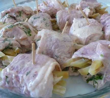 загортаємо рулети