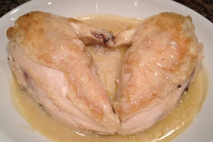 курка з сухарним соусом