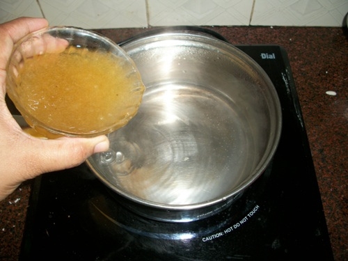 желатин в тарілці