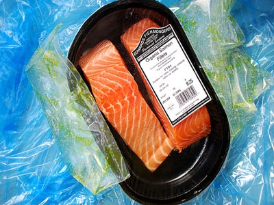 лосось в упаковці