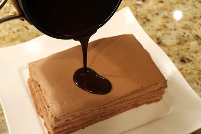 глазур на торті