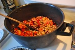 викладаємо гречку