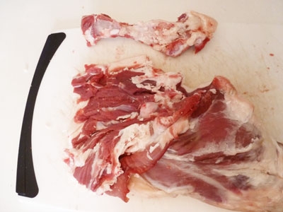 нога на дошці