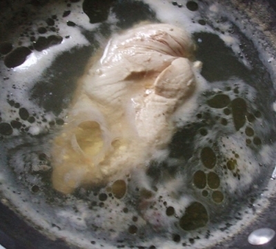 відварюємо курку