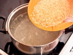 всипаємо рис