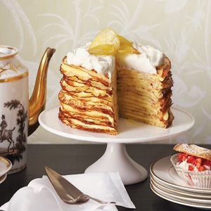 лимонний крем з млинцями