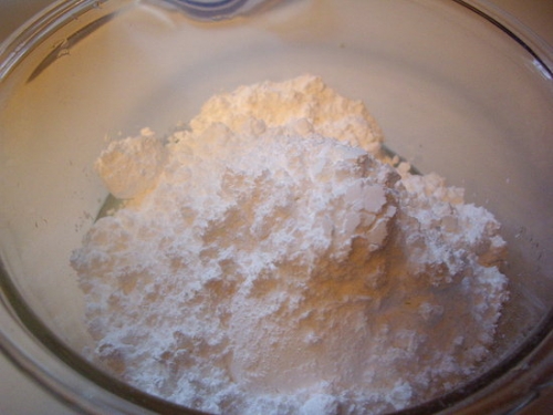 висипаємо цукрову пудру