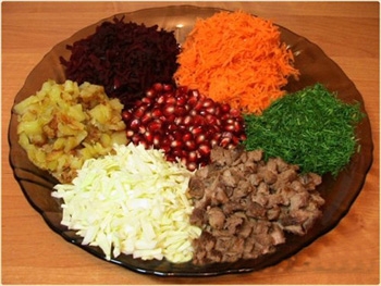 Збираємо інгредієнти в салат