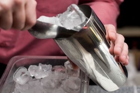 лід в шейкері