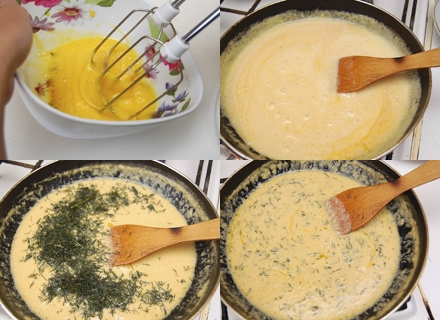 Підігріваємо сирний кляр