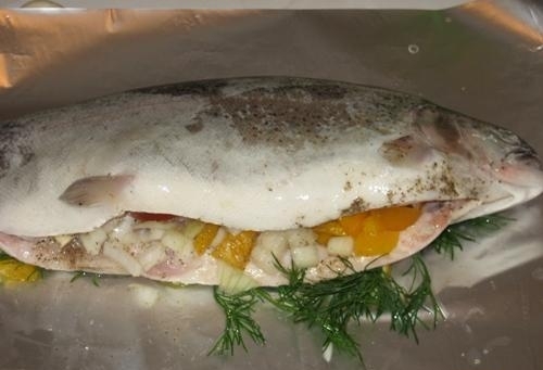 форель на деко