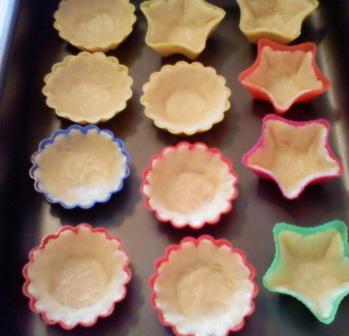 формуємо з тіста кошики