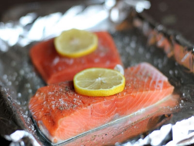 лосось з лимоном