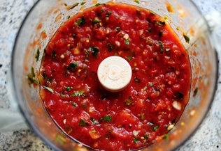 подрібнюємо компоненти в блендері