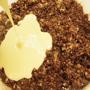 згущене молоко і какао