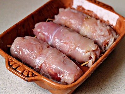 рулети у формі для запікання