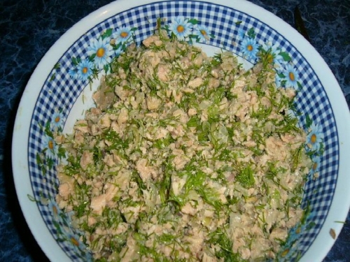 Готуємо рибну начинку