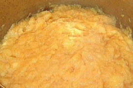 перетираємо печені яблука