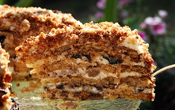 медовик (без розкачування коржів)