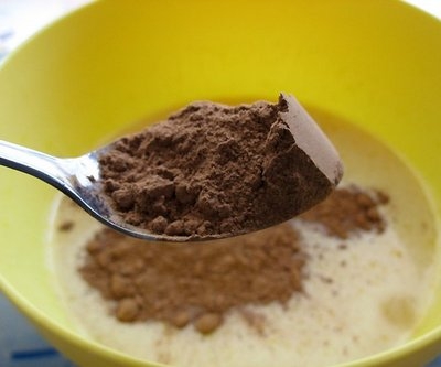 додаємо какао