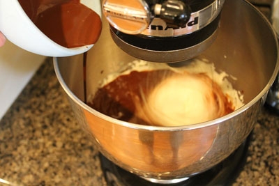 жовток з шоколадною масою