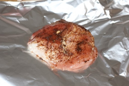 шматок загортаємо у фольгу