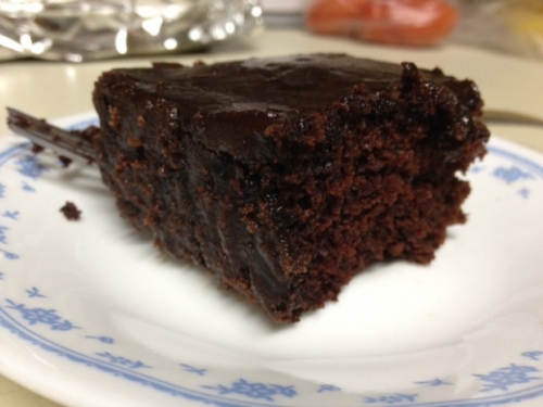 швидкий шоколадний пиріг