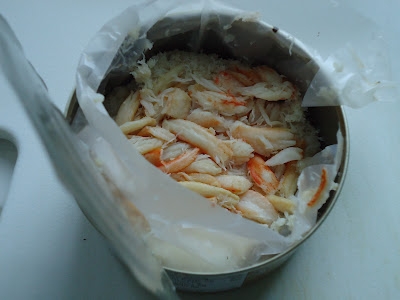 крабове м'ясо в банку