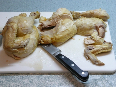 розбираємо варену курку