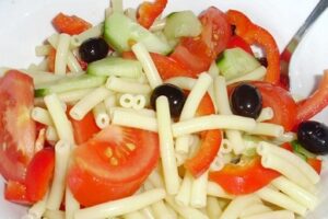 Спагетті з овочами