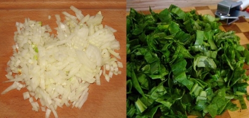 Моєму і подрібнюємо овочі