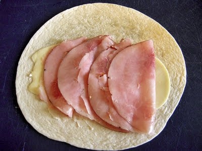 укладаємо шинку