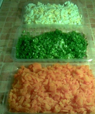 нарізаємо інгредієнти