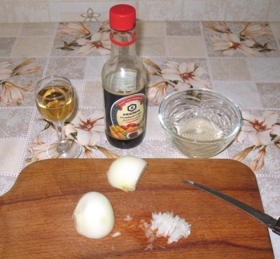 інгредієнти для соусу