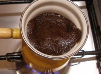 каву з пінкою