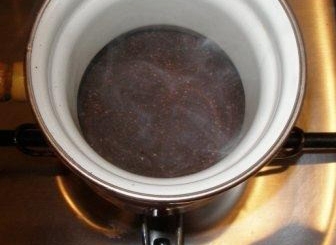 розігріваємо кавову суміш на вогні