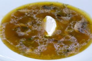 Грибний суп з опеньків з картоплею