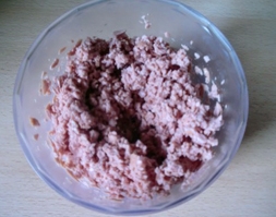 подрібнюємо куряче філе