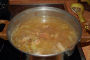 Грибний суп з галушками