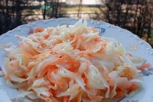 Солона капуста з медом