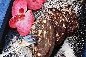 Шоколадна ковбаска з печива