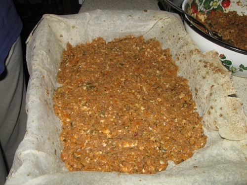 перший шар начинки