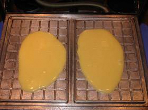 готуємо сирні вафлі.